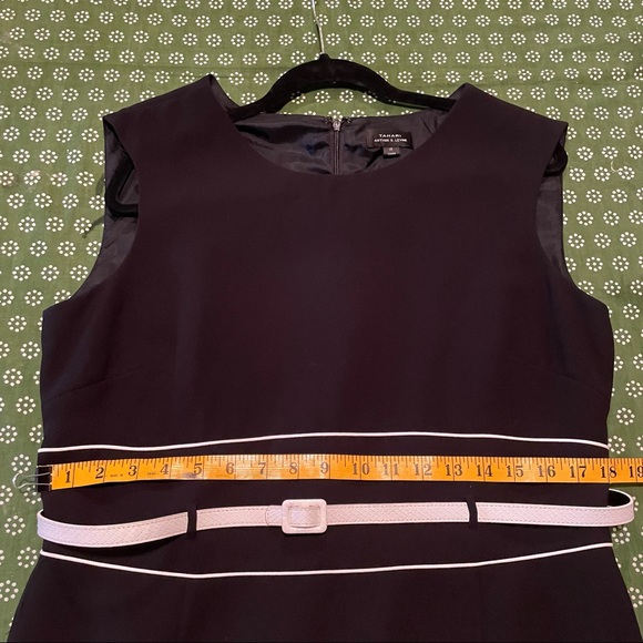 Tahari black sleeveless dress size 14 NWT - Picture 6 of 6
